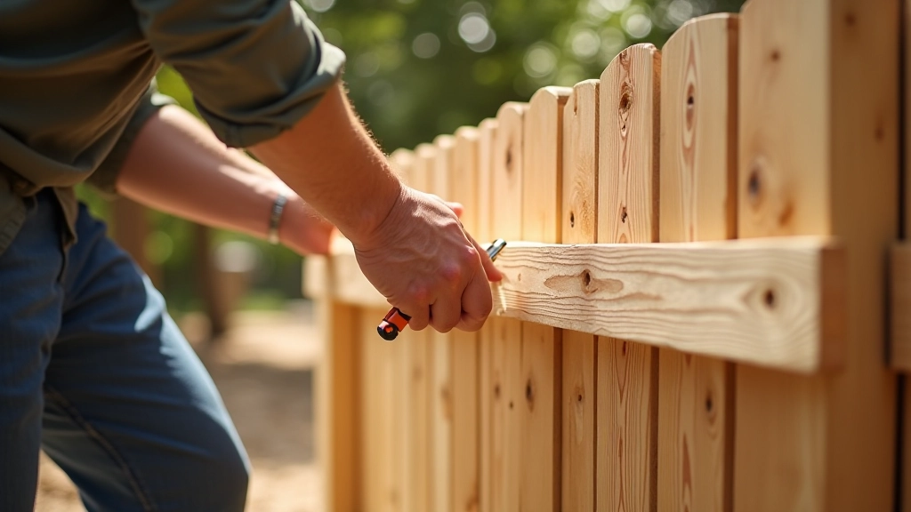 Visual step-by-step guide for installing fence panels correctly